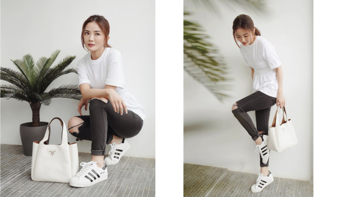 ​Tory Burch 白色手袋 